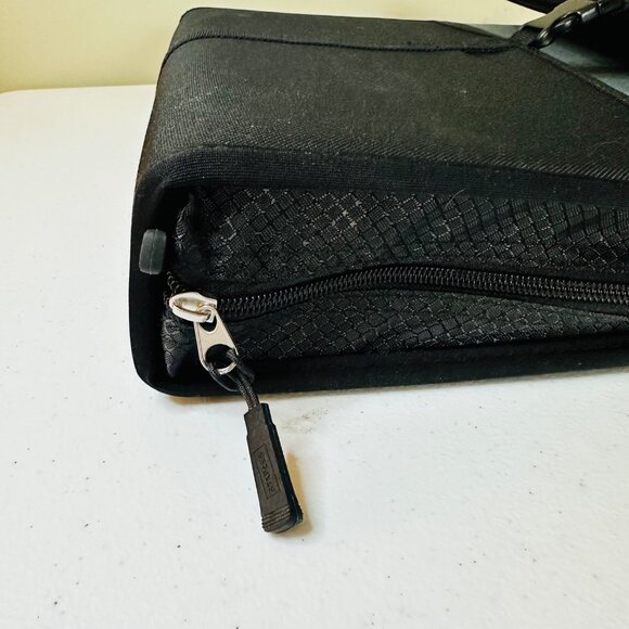 Black Staples 3-Ring D-Ring Zipper Binder Pockets Adjustable Strap - Picture 8 of 13